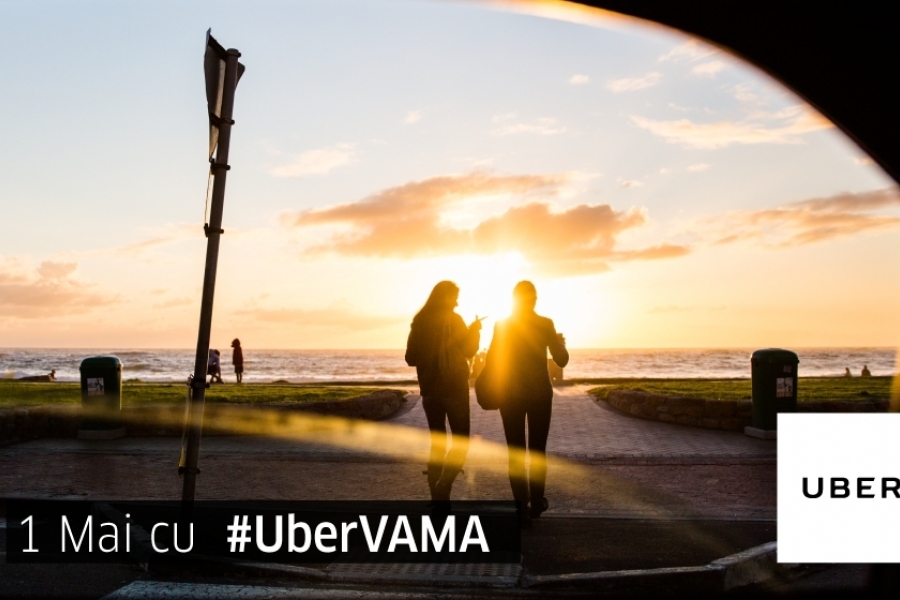 Uber introduce calatorii spre Vama Veche in weekend-ul de 1 mai. 300 de lei dus-intors, pana la 3 pasageri